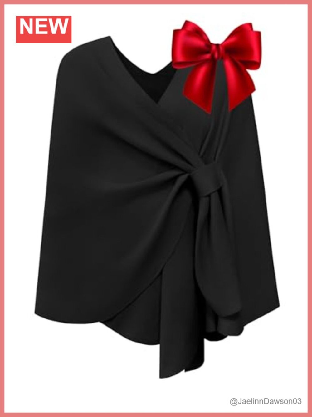 Women Elegant Shawl Wrap Open Front Poncho Sweater Fall Winter